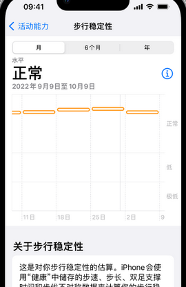 东兰iPhone手机维修如何在iPhone开启'步行稳定性通知'