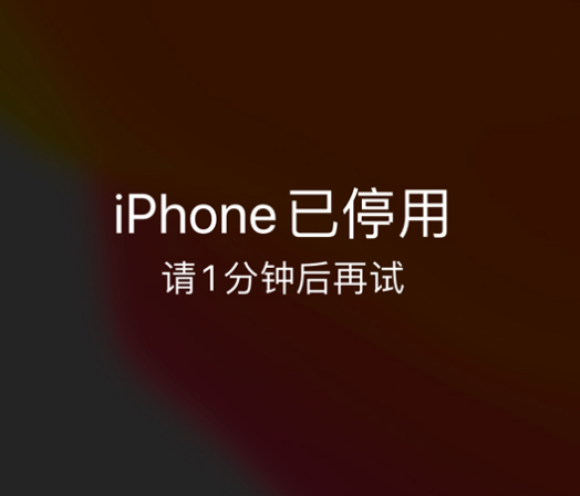 东兰苹果手机维修分享:iPhone 显示“不可用”或“已停用”怎么办？还能保留数据吗？ 