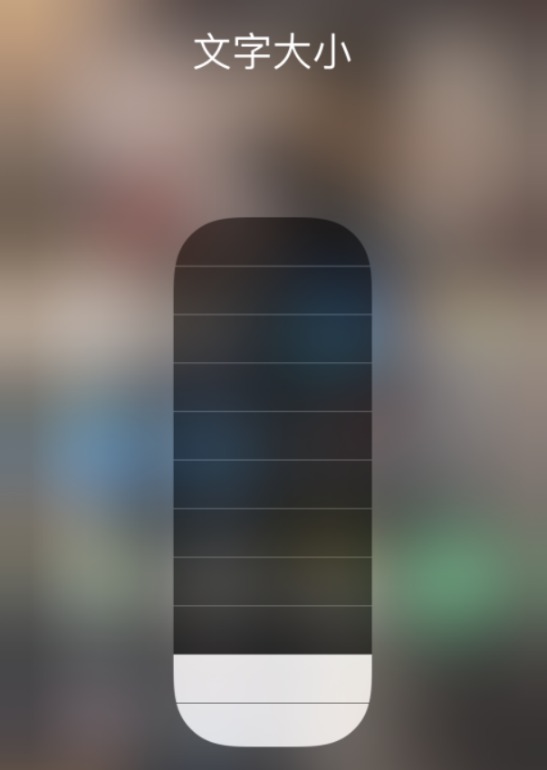 东兰苹果手机维修分享小技巧：在 iPhone 控制中心快速调节字体大小 